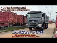 351 450 ίππων Euro 2 Sinotruk Καμιόνι Howo 375 Καμιόνι για εξόρυξη