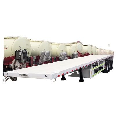 Αγορά Προσαρμόσιμο 3 4 Άξονα 12.5M 40ft Flatbed Semi Trailer Περιέκτη Flatbed Car Hauler για πώληση online manufacture