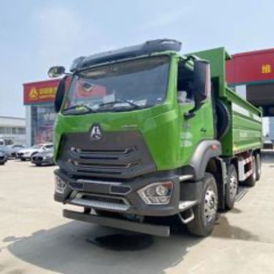 Αγορά Χρησιμοποιούμενο Sinotruk HOWO NX 8x4 φορτηγό απορριμμάτων 50 τόνων με σανίδα και δεξαμενή καυσίμου 400L online manufacture