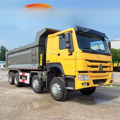 Καλή τιμή. Χόου Γιο 4 380hp 8x4 φορτηγό απορριμμάτων με σύστημα διεύθυνσης ZF8118 και χωρητικότητα 50 τόνων σε απευθείας σύνδεση