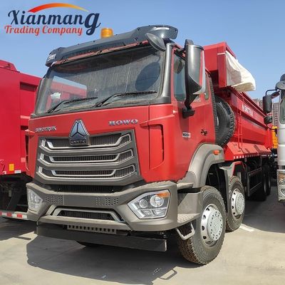 Καλή τιμή. HOWO NX 380HP 8x4 12 τροχοφόρο φορτηγό βαρέος φορτηγό με πίσω κάμερα πολυμέσων σε απευθείας σύνδεση