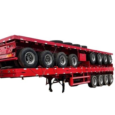 Καλή τιμή. Φαρμακευτική προσαρμογή 40ft Flatbed Semi Trailer 2 Άξονες 3 Άξονες 4 Άξονες Dolly Tractor Chassis για σύνδεση σε απευθείας σύνδεση