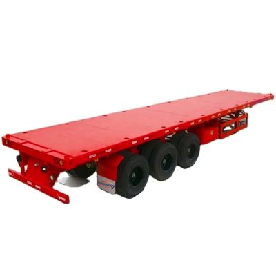 Καλή τιμή. Κίνα Xianmang Flatbed Semi Trailer 40ft Μεταφορά Flatbed Container Semi Trailer για πώληση σε απευθείας σύνδεση