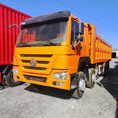 Καλή τιμή. Sinotruk 8x4 μοντέλο 371hp φορτηγό σκουπιδιών με πρότυπο εκπομπών Euro 3 αριστερό λάστιχο τιμόνι 12R20 σε απευθείας σύνδεση