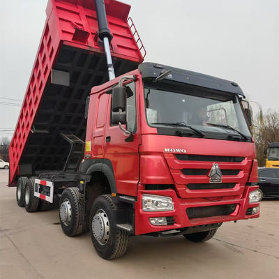 Καλή τιμή. Sinotruk Howo 371 8x4 με χειροκίνητο κιβώτιο μετάδοσης φορτηγό 10-12 τροχών 30 τόνων Άμμος ντίζελ δεξιά βαρύ φορτηγό τμήμα που χρησιμοποιείται για εξόρυξη σε απευθείας σύνδεση