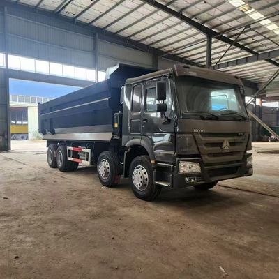 Καλή τιμή. 8X4 Lhd 12R20 375 HP Howo Dump Truck Προσαρμοσμένο με ρύθμιση τιμονιού και ίππων σε απευθείας σύνδεση
