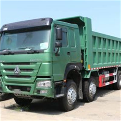 Καλή τιμή. Howo 8x4 Dump Truck με 375 HP Euro II πρότυπο εκπομπών Προσαρμόσιμη ισχύς του κινητήρα ίππων και LHD σε απευθείας σύνδεση