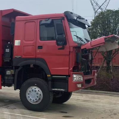 Καλή τιμή. Χρησιμοποιούμενο HOWO Sinotruk Dump Truck Καλή κατάσταση 6X4 καθίσματα ≤5 ευρώ 2 Προσαρμόσιμη αριστερή και δεξιά οδήγηση, ίππους, χωρητικότητα φορτίου, χρώμα σε απευθείας σύνδεση